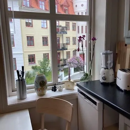 Апартаменты Nydelig Leilighet, Privat Balkong, Topp Utsikt Берген